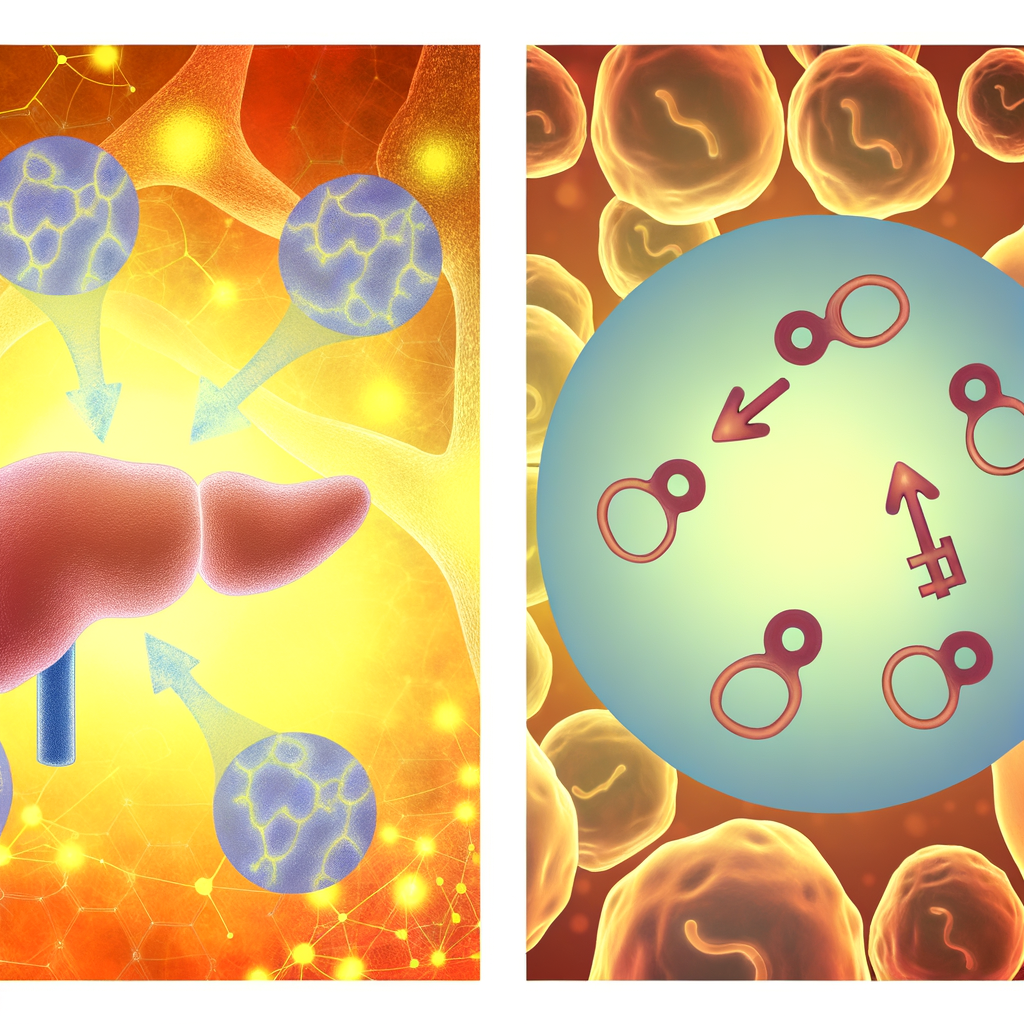 A warm, educational illustration showing insulin's role in the body. A split-screen image: on one side, a close-up of a healthy pancreas releasing insulin molecules (represented as small keys) that connect with cell receptors (locks) allowing glucose to enter cells. On the other side, glucose molecules accumulating in the bloodstream. The visual should feature a diverse set of human cells and anatomical elements in soft, approachable colors rather than harsh medical styling.